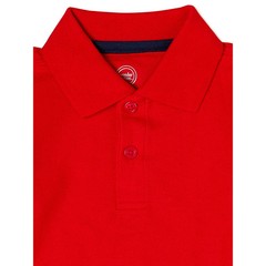 Wonder Nation Boys Size L Red School Uniform Long Sleeve Pique Polo 2-Pack –U8-