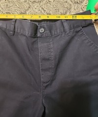 Boys Twill Uniform Pants HUSKY 14 Relaxed Fit Navy C46