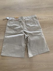 Dockers Uniform Khaki Chino Boys Shorts Approved Boy’s HUSKY 33~Stretch New