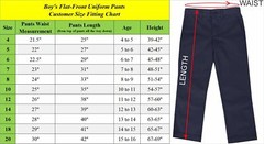 Boy’s Stretch Slim Fit School Uniform Chino Pants 4-16 Flat Front Style NWT NEW
