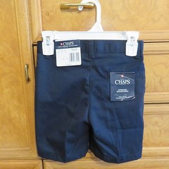Boys Chaps Navy blue shorts approved schoolwear size 4 reg brand new NWT $24.00