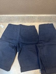 NWT 2 Pc Lot – Boys Size 10 Uniform Shorts, Navy