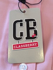 Classberry Kids Uniform long sleeve button up shirt Pink size 22