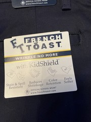 French Toast• navy blue school Shorts • Size: 12 Waist 26.5 • Brand New