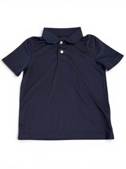 Cat And Jack Navy Blue Cotton Blend Polo School Uniform Boys Size Medium