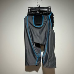 Football Back Plate, Padded Compression Shirt, Girdle