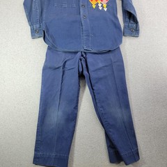 Vintage Boy Scouts BSA Cub Scouts Uniform Boys 8-10 Blue Shirt Pants Patches