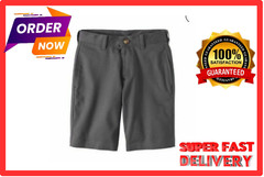 Wonder Nation Boys School Uniform Short Flat Front Adjustable Waist Sz12Husky A6
