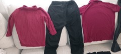 Boys school uniform shirts and pants size 6-7