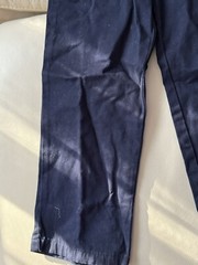 ARROW USA 1851 REGULAR PANTS ADJUSTABLE WAIST FOR A PERFECT FIT SIZE 5 NAVY New