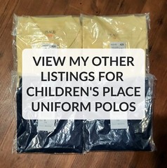 BRAND NEW The Children’s Place Boys Uniform Pique Polo Nautico Navy