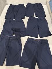 French Toast size 10 Performance Navy blue Dry Fit Shorts LOT 6 School Uniform