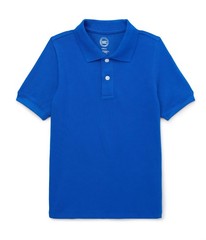 Wonder Nation Boy’s Royal Blue School Uniform Short Sleeve Polo Size XXL HUSKY