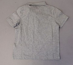 Old Navy Boy’s Short Sleeve Pique Uniform Polo Shirt LP7 Grey Size XS NWT
