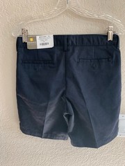 Dennis Uniform Boys Irvington Flat Front Walkshorts Navy Size 10H NWT