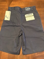 French Toast• navy blue school Shorts • Size: 12 Waist 26.5 • Brand New
