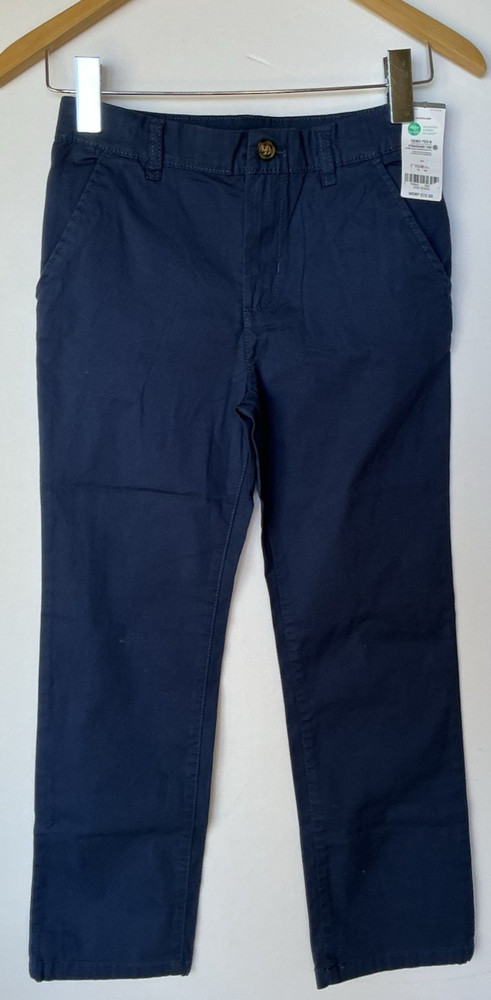 Carter’s Boys Pants Navy Blue Size 10 School Uniform Adjustable Waist NEW