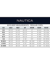 Nautica Boys Polo School Uniform Shirt Cotton Blend Light Blue Size L (14-16)