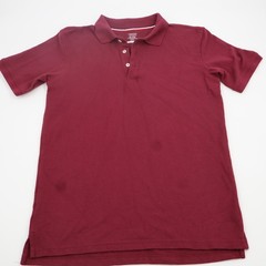 French Toast Kids Burgundy Short Sleeve Polo Shirt School Uniform XXL 18/20