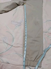 UNDER ARMOUR Boys youth 14 Beige Pants Button/zip Uniform Zip Side Pocket 27″ In