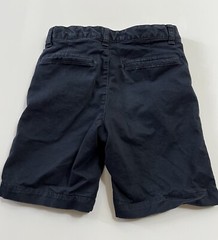 Gap Kids Uniform Flat Front Shorts ~ Sz 12 ~ Navy ~ EUC missing button