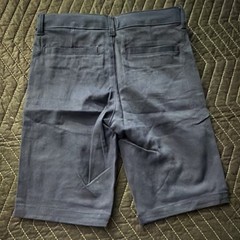 Wonder Nation Boys Uniform Shorts Navy Size 10 Cotton Blend Button Pockets