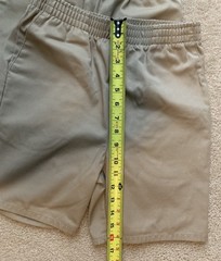 Classroom Uniform Shorts Elastic Waist Pull On Khaki Size 12 Set of 4