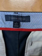 Tommy Hilfiger School Uniform Pants Boys 12 Husky Navy Twill Cotton Mid Rise