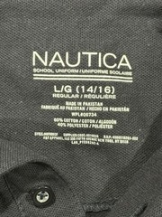 Nautica School Uniform Polo Shirts Size L/G 14/16