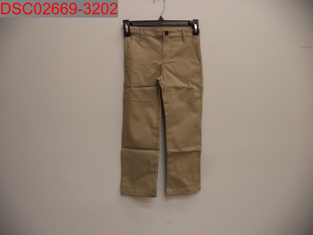 Old Navy Boys Khaki Straight Flex Adjustable Waist Uniform Pants 6 500087473501