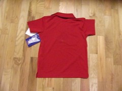 Dickies KS3555ER Boy’s Performance Polo Size 4 English Red NWT