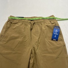 NWT Nautica Boys 14 R School Uniform Performance Tan Khaki Short Elastic Waist