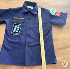 Boy Scouts of America Shirt Youth Small Wyoming Fox Park Scout Badges