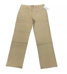 Cat & Jack Boys Size 16 Husky School Uniform Chino Pants Vintage Khaki 16H