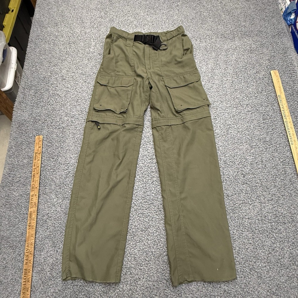 Boy Scouts Of America Switchback Pants Convertible Cargo Youth Medium Green Boys