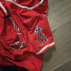 Los Angeles Angels Mike Trout 27 Angels Radio AM 830 Jersey Size Youth XL