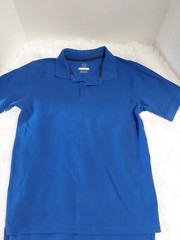 Lot X2 Wonder Nation Royal Blue School Uniform S/S Polo Shirts Size XL (14-16)