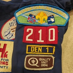 VTG Boy Scouts Of America Uniform Shirt Youth Medium 10-12 Blue Patches 1994
