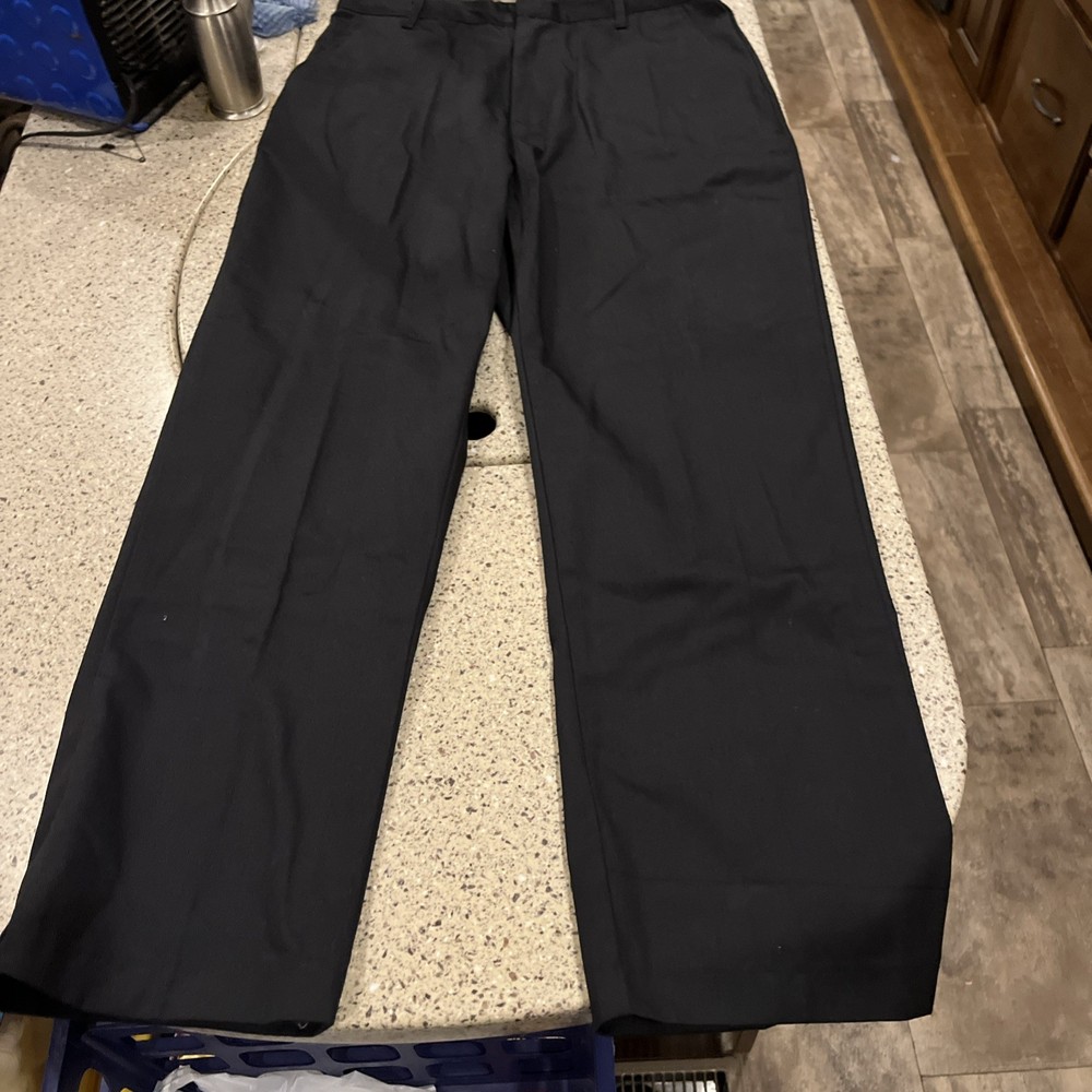 Authentic Galaxy School Uniform Size 18 Black Adjustable Waistband Pants