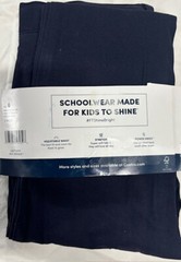 French Toast Boys Uniform Straight Fit Adjustable Waist Pants 2 PK(NAVY 6)NWT