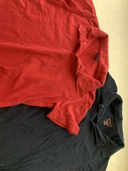 school uniform polo shirts boys size 6-7 Lot