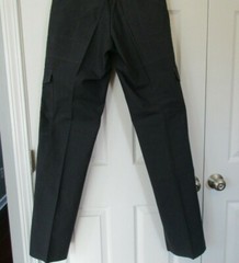 NWT BOY SCOUTS of America Gray Action Fit Uniform Pants size W26 Unhemmed #58726