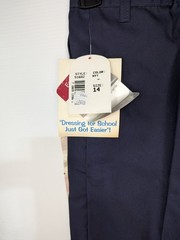 2 Pairs Classroom School Uniform Navy Pants Size 14 New With Tags