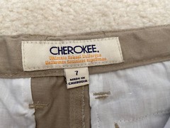 Nwt Cherokee School Uniform Size 7 Stain Repellent Wrinkle Resistant Pants New