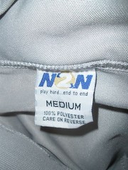EXCELLENT BOYS N2N LIGHT GRAY KNIT BASEBALL UNIFORM PANTS SIZE M