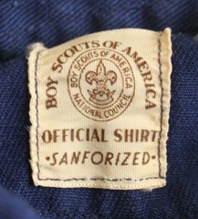 Vintage Official Boy’s / Child’s Cub Scout Navy Blue Uniform Shirt w/Patches