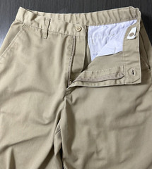 Authentic Galaxy School Uniform Pants Boys’ Beige Flat Front Size 10