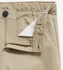 Old Navy Khaki Straight Built-In Flex Uniform Pants Boys 20 Plus NWT