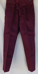 Genuine 20″ x 17″ School Uniform Burgundy Boys Pants 4 Reg