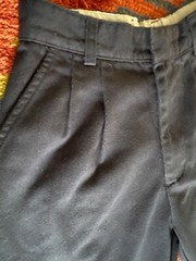 Lee School Boys Navy Blue Uniform Pleated Pants Size 12
